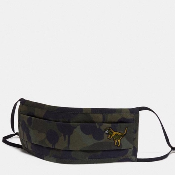 NEW Coach Rexy Wild Beast Camo Face Mask - Picture 5 of 10